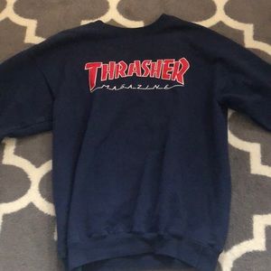 Thrasher crew neck size medium